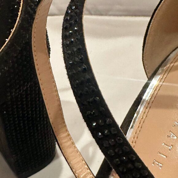 Black 3" sparkly heels by Kelly & Katie - Picture 3 of 6